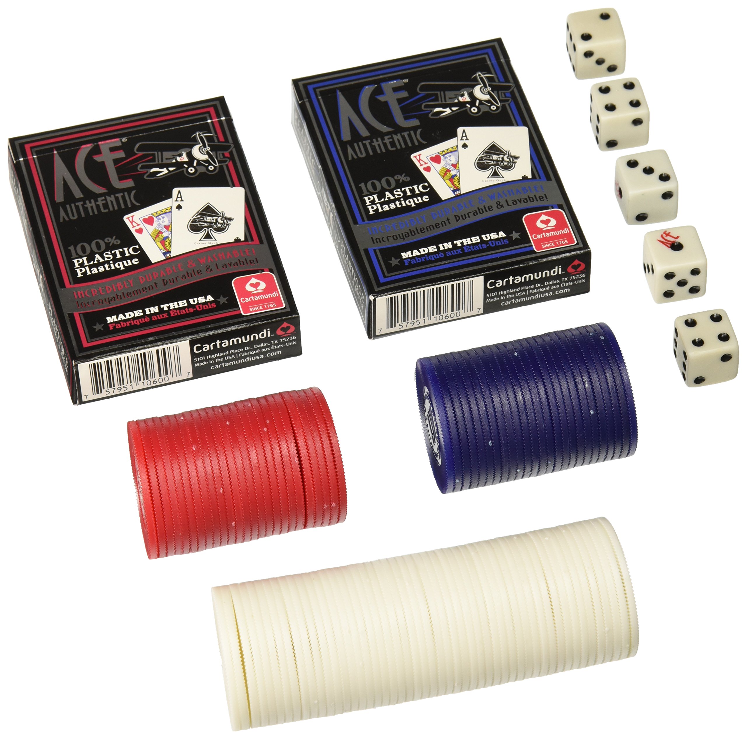 ace authentic limited edition playing cards Amazon.com: Cartamundi 1060 Ace 100% Plastic Playing Cards Assorted Colors  : Toys & Games