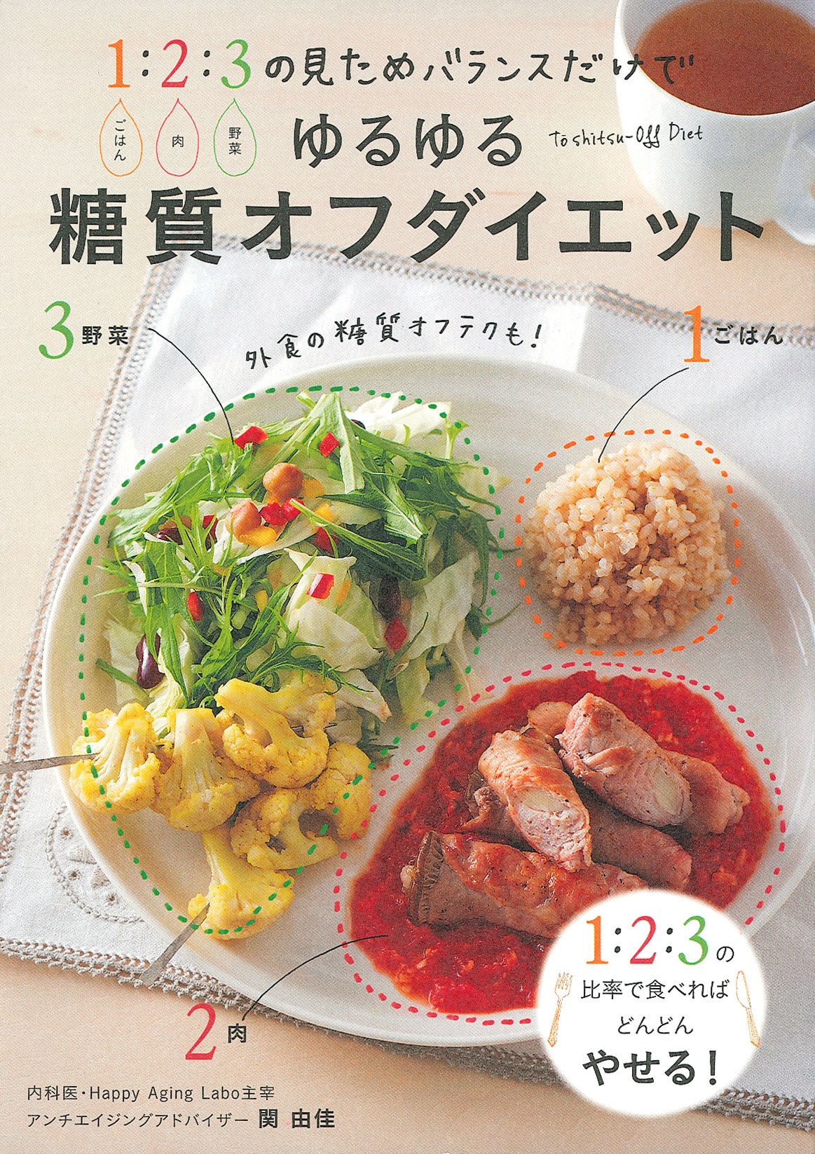 ダイエット食品 Amazon.co.jp: ゆるゆる糖質オフダイエット―1(ごはん):2(肉):3(野菜)の