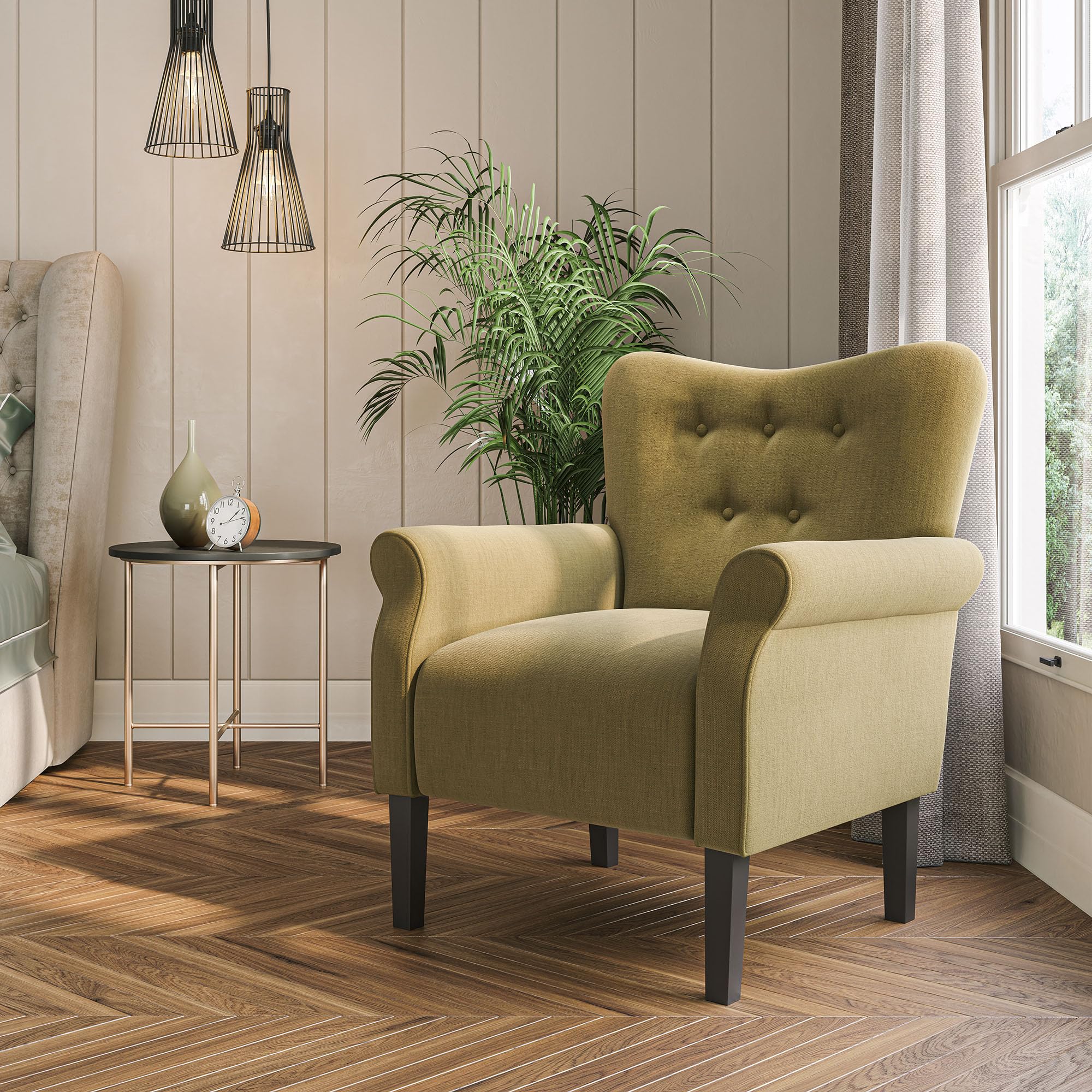 Amazon.com: BELLEZE Modern Accent Chair, High Back Armchair
