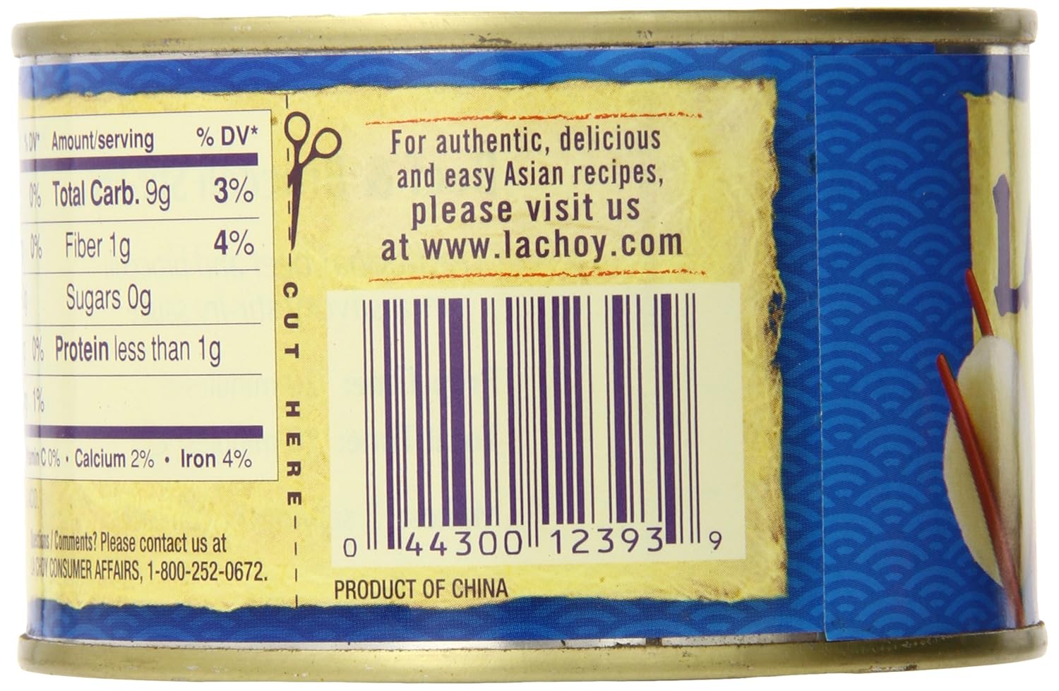 La Choy Water Chestnuts, 8 Ounce (Pack of 12)