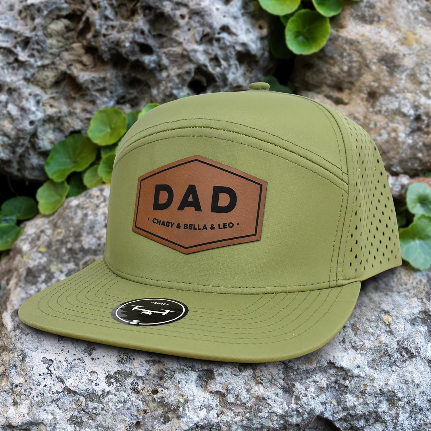 Custom Dad Trucker Hat Personalized Leather Patch Baseball Caps Men & Women Trucker Hat