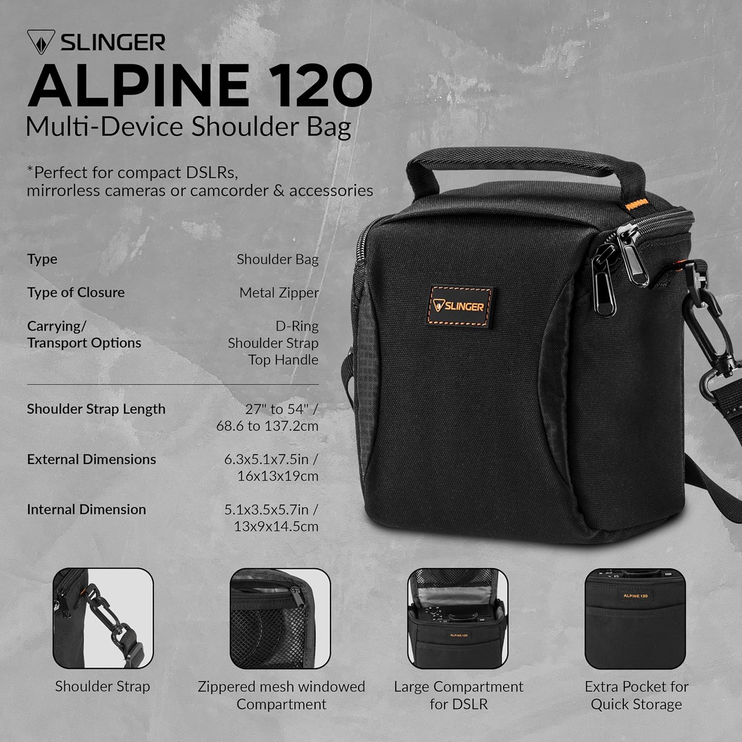 Sony Alpha a6100 Mirrorless Camera with 16-50mm & 55-210mm Lenses, Bundle with 64GB SDXC Memory Card and Shoulder Bag