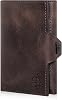 TRUSADOR Toscana Three Layer Leather Wallet RFID Protected Card Holder for Men and Women