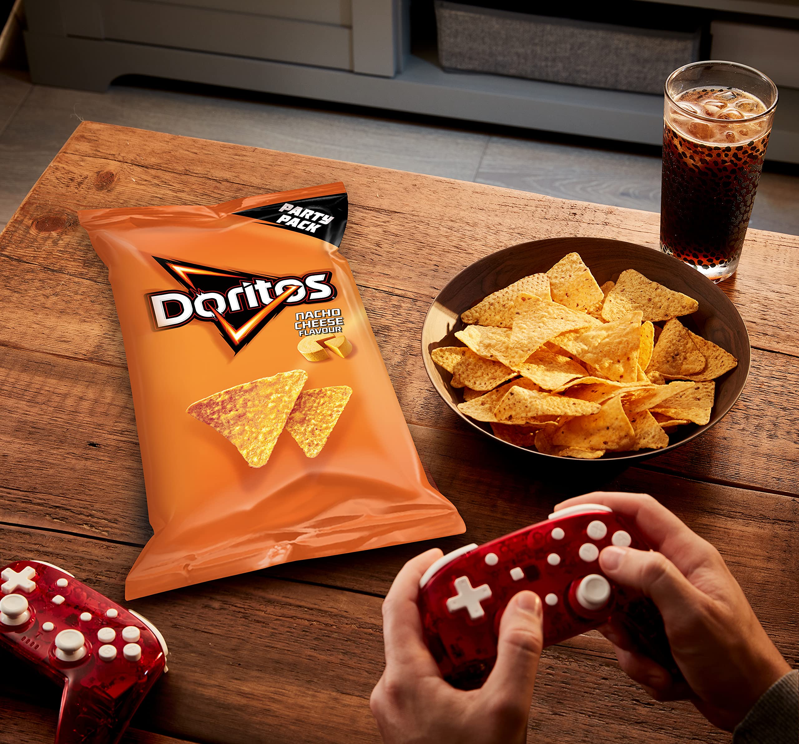 Doritos Nacho Cheese Crisps Doritos Nacho Cheese Tortilla Chips