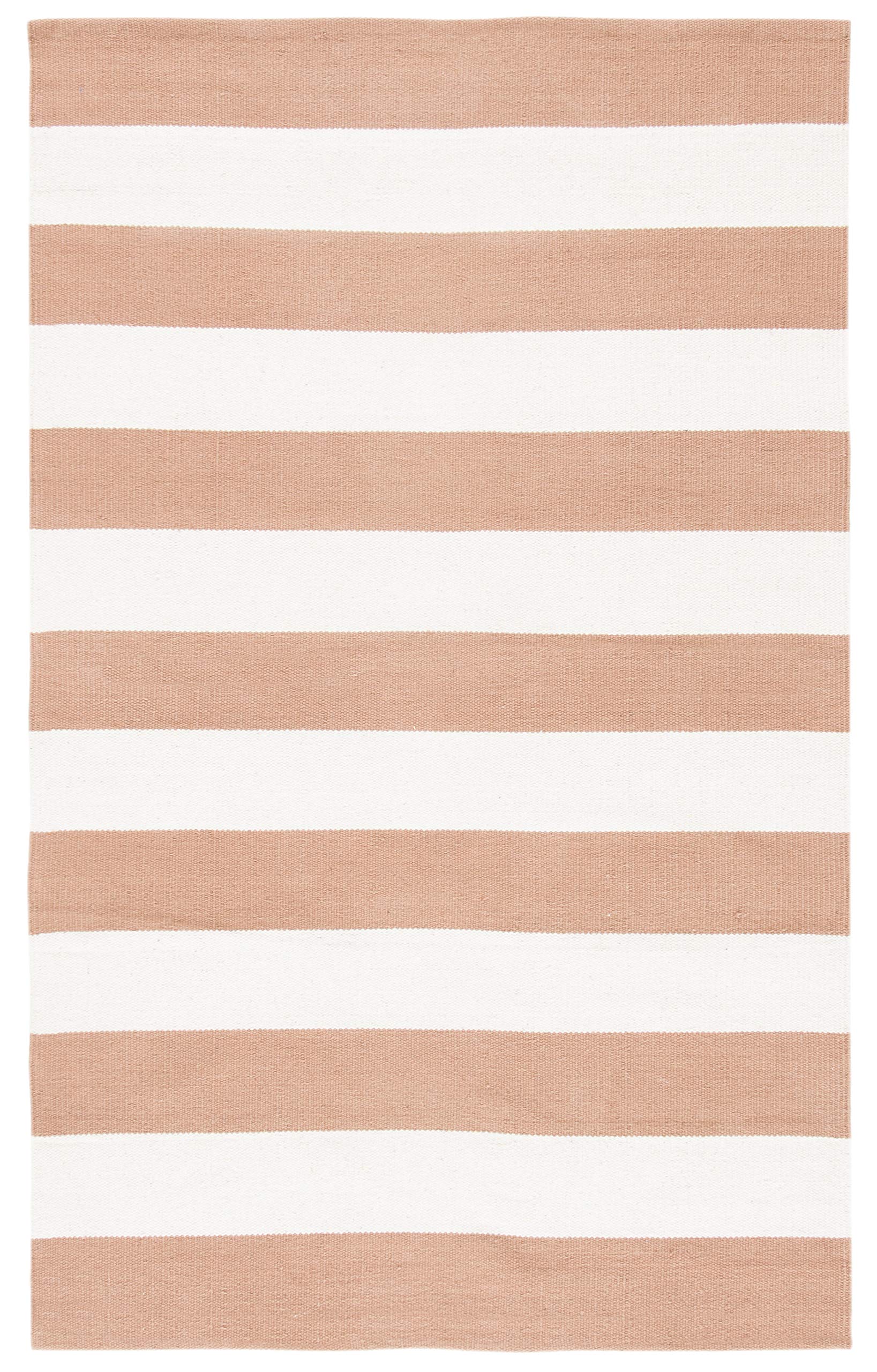 Safavieh Modern Indoor Flatweave Rectangle Area Rug, Montauk Collection, MTK712, in Sand / Ivory - Image 2
