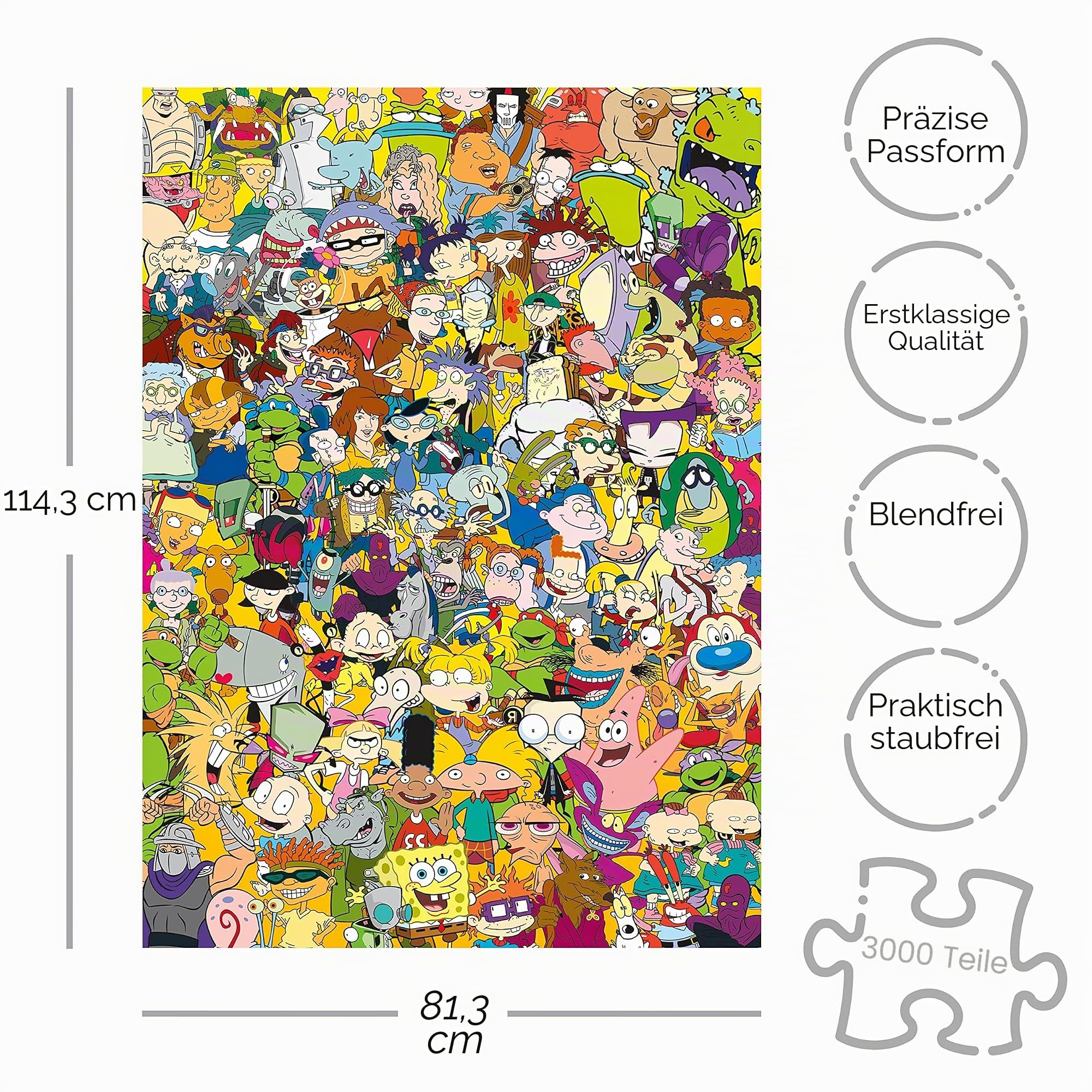 Nickelodeon Cast Puzzle (3000 Teile)