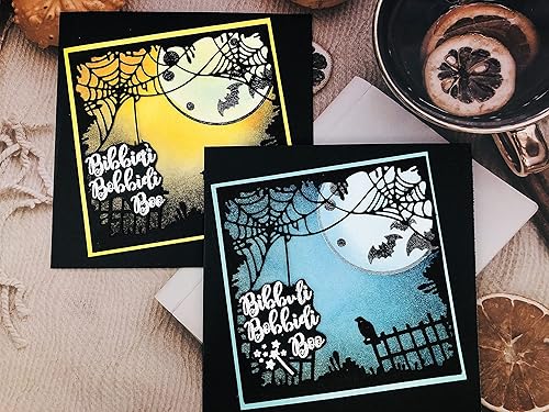 Miniatura 2 de Alinacutle Marco cuadrado de telaraña, 1PK, corte de metal, plantilla de tarjeta hecha a mano, troquelado de papel para álbumes de recortes, álbum