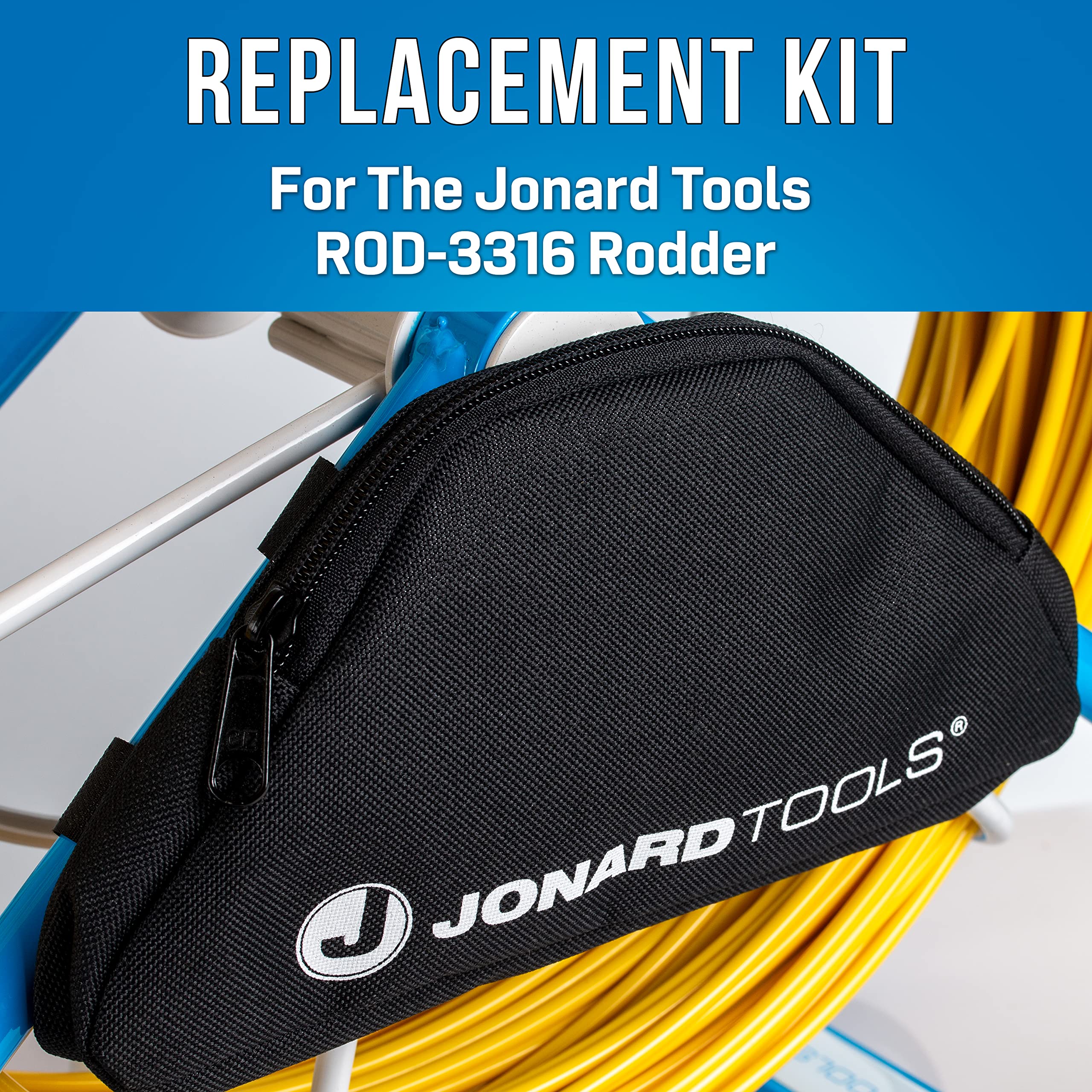 Jonard Tools ROD-3316AK Kit di accessori per Rodder in fibra di vetro rivestito ROD-3316