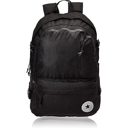 Converse Straight Edge Backpack, Black, One Size