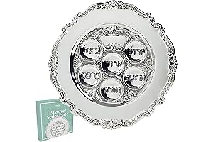 The Dreidel Company - Embellished Seder Plate 12"
