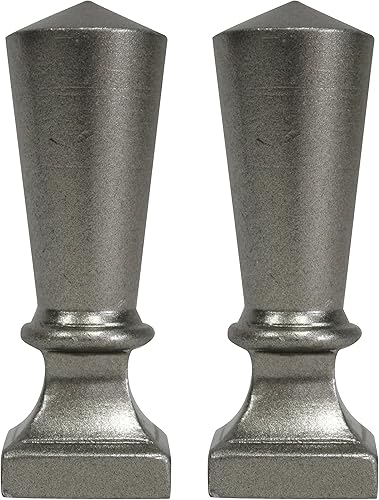 Miniatura 6 de Urbanest Juego de 2 remates de lámpara de olivo, 2 12 pulgadas de alto, bronce aceitado