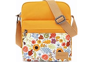 2 Pcs Crossbody Purses for Women Colorful Canvas Bags