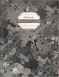 DÉKOKIND Projektplaner | DIN A4, 100+ Seiten, Register, Kontakte, Vintage Softcover | Für über 50 Projekte geeignet| Moti...