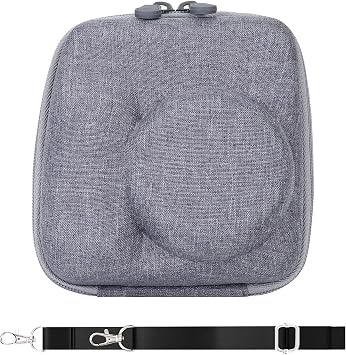 Aenllosi for Fujifilm Instax Mini 41/13/12/11 Instant Camera Hard Travel Protective Case, Clay White Case Only