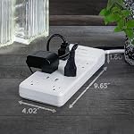 CyberPower CSP806UC18W Surge Protector, 2400J, 8 Outlets, 1 USB-A, 1 USB-C, 6 Foot Power Cord, White, ETL