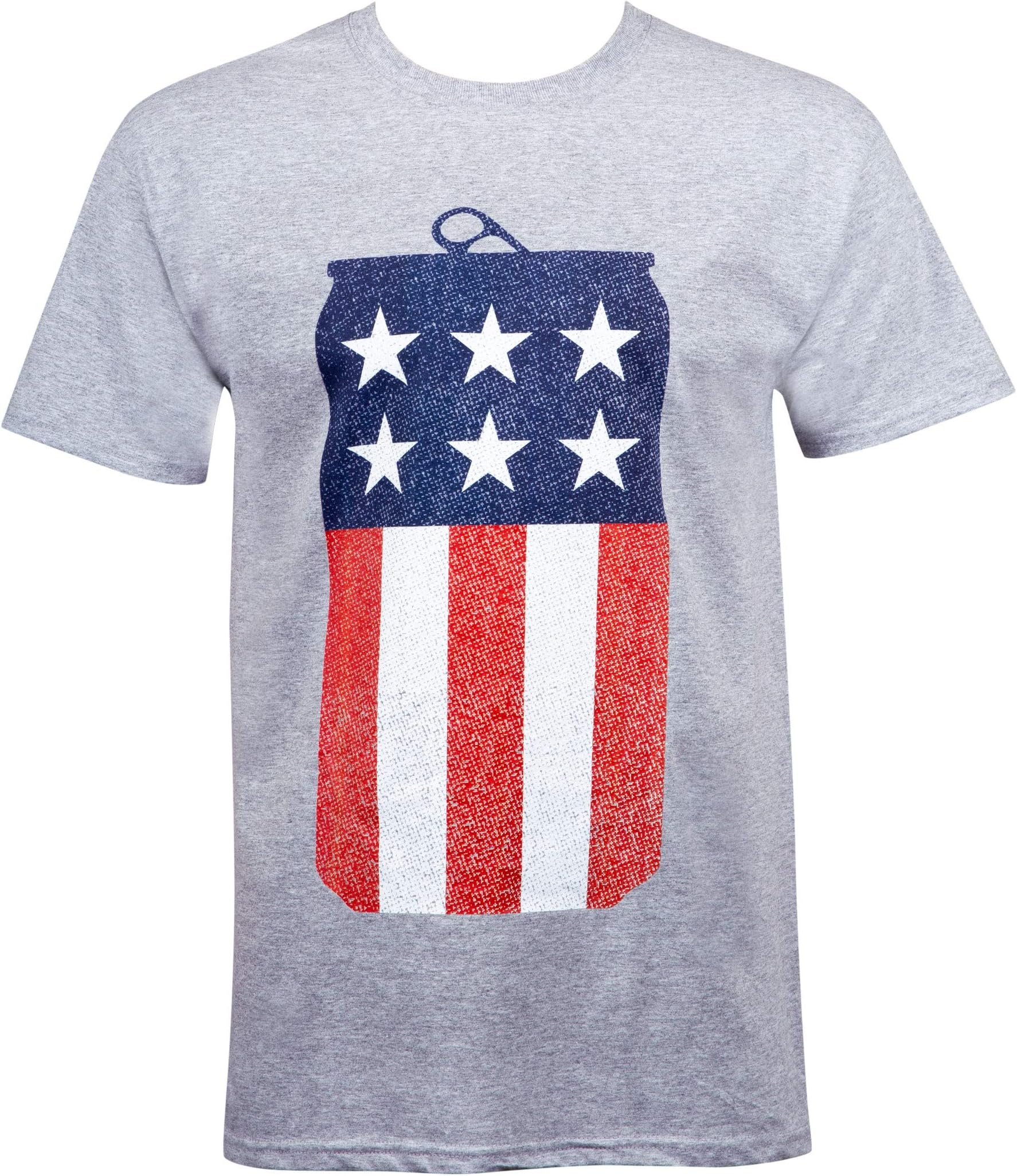 Miller Lite American Flag Patriotic Can Tshirt
