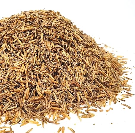 Image Natural Dried Calci Worms Black Soldier Fly Larvae | Koi Treats Garden Pond Fish (50g)