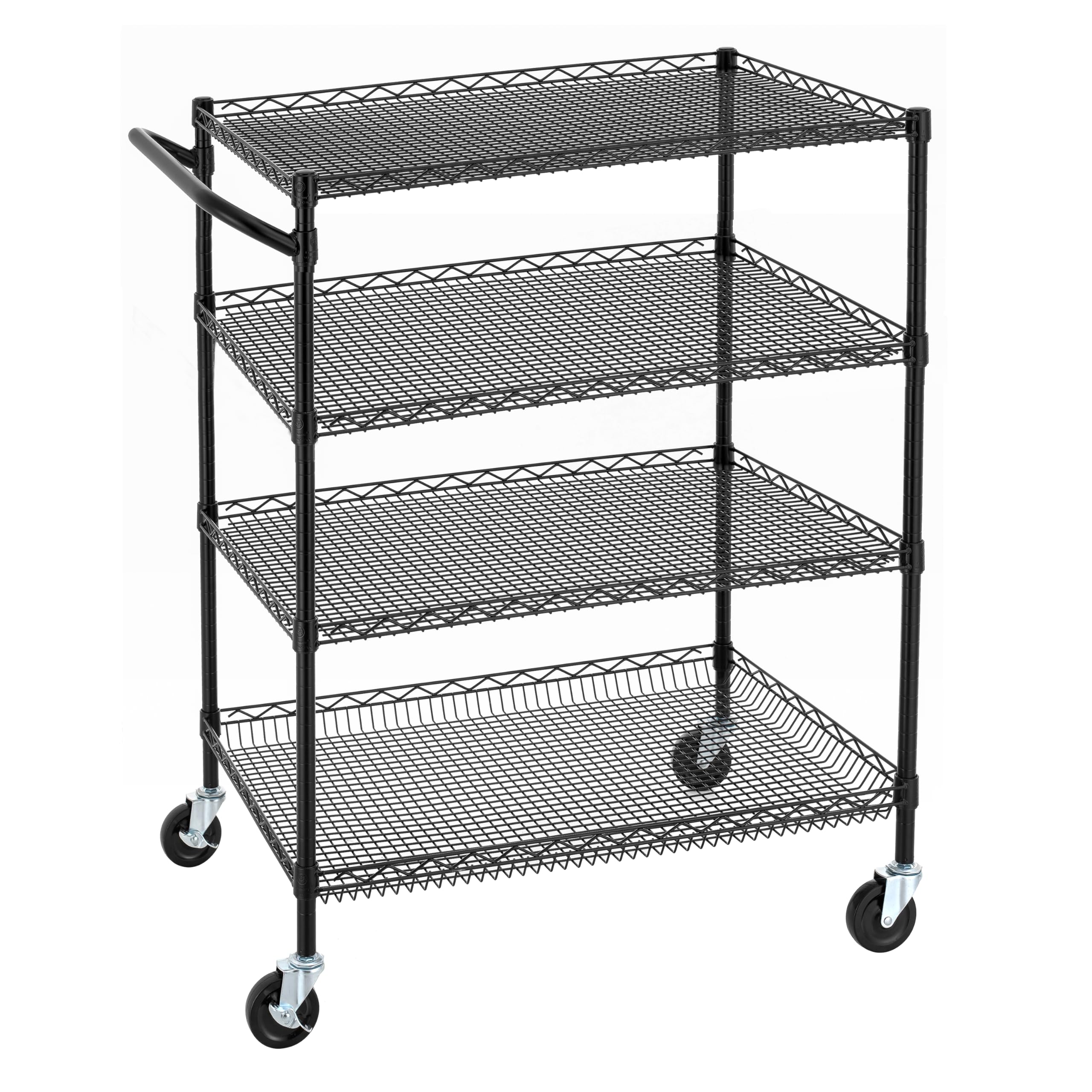 Finnhomy 4 Tier Heavy Duty Commercial Grade Rolling Cart - kitchen furniture | Mubboo
