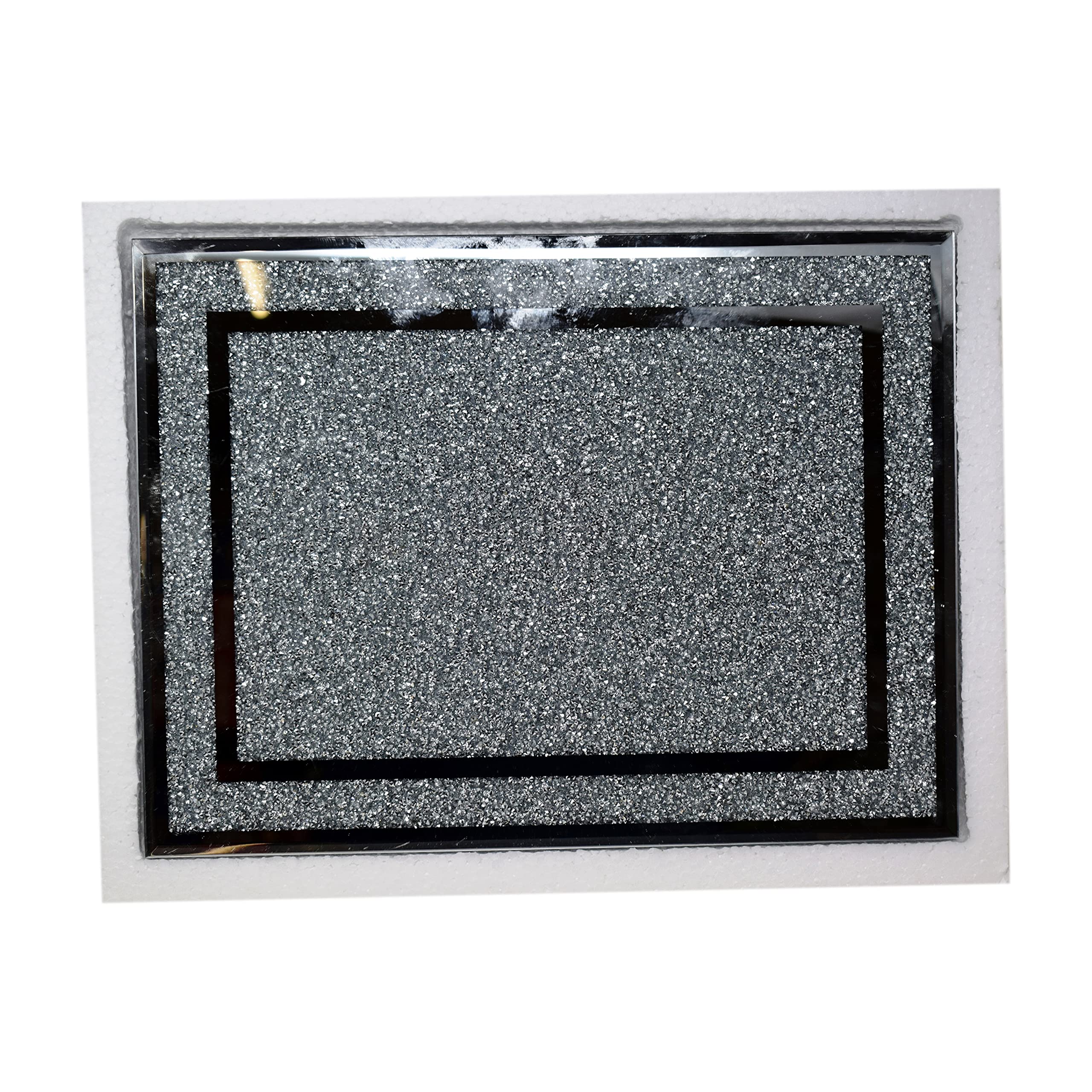 Tabla de cortar XXL de cristal resistente al calor, tabla de cortar de grado profesional para carne, verduras, frutas, tapas y queso, 40 cm x 30 cm x 2 cm, protector de encimera de vidrio duradero