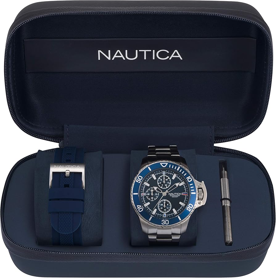 時計 NAUTICA NAI21000G New]Nautica NSR 103 tide compasses watch watch NAI21000G
