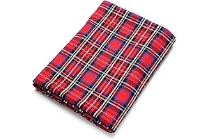100% Cotton Tartan Plaid Flannel Fabric by Pico Textiles