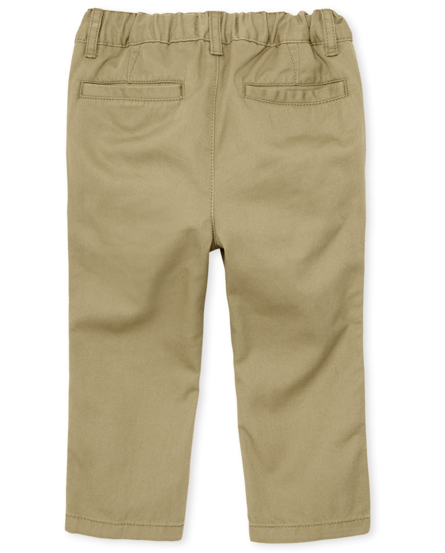 The Children's Place Baby And Toddler Uniform Skinny Chino Pants 2-pack - Spodnie Niemowlęta - chłopcy