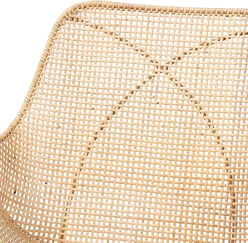 Miniatura 6 de bali & pari Silla de comedor de ratán tejido bailarina, juego de 2 piezas, natural