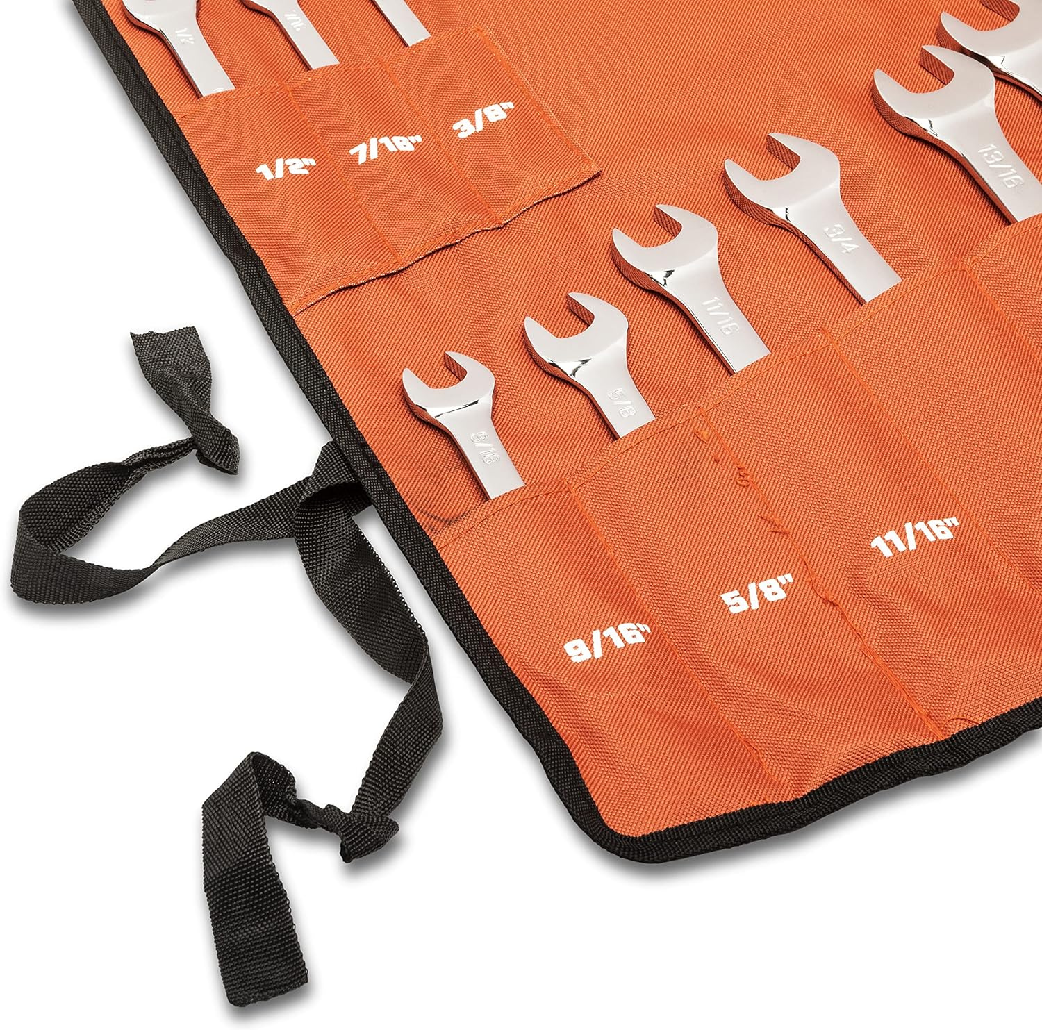 Crescent 14 Piece 12 Point SAE Combination Wrench Set with Tool Roll - CCWS4-05
