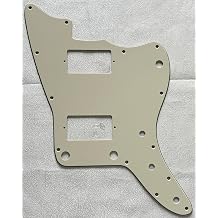 Pick Guard For Compatible Fender US Jazzmaster PAF No Style Guitar Pickguard Scratch Plate 3-Ply Vintage Yellow