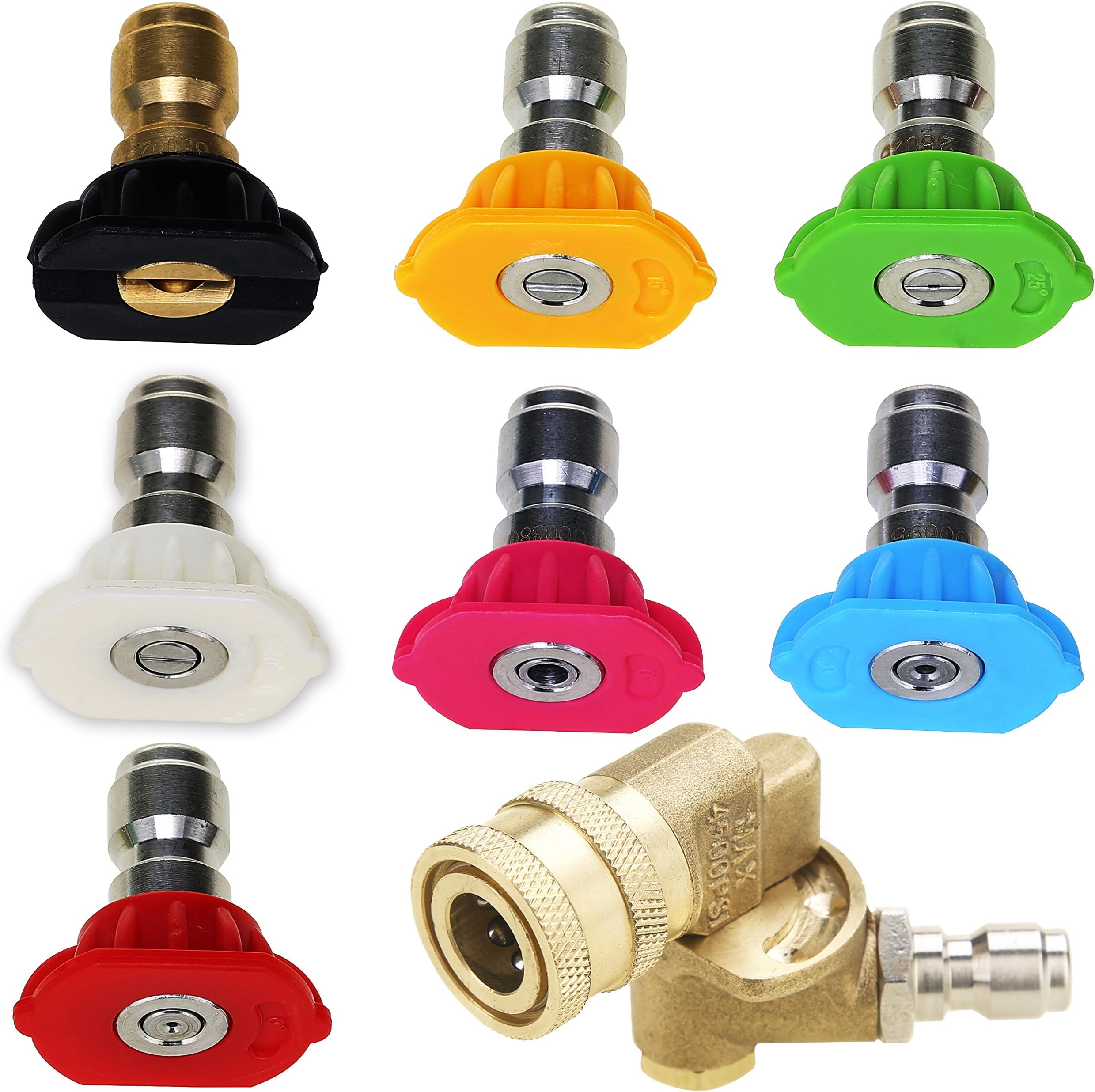 Pivoting Coupler,7 Nozzles