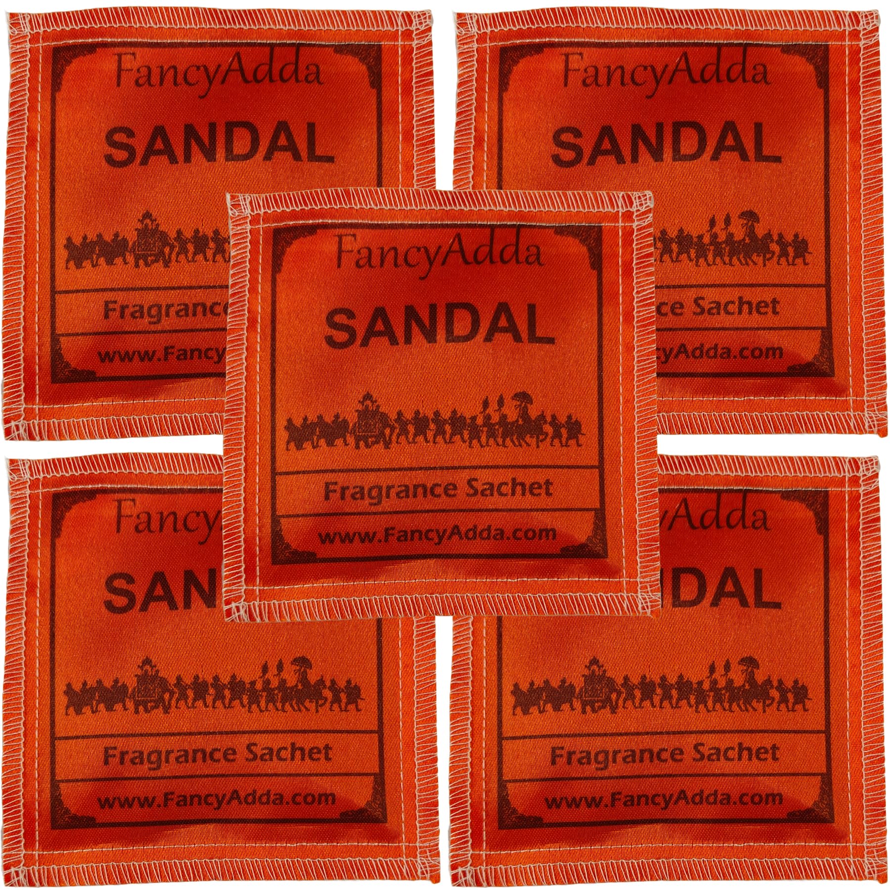 Fancyadda Mysore Sandal Fragrance Sachets - Pack of 5