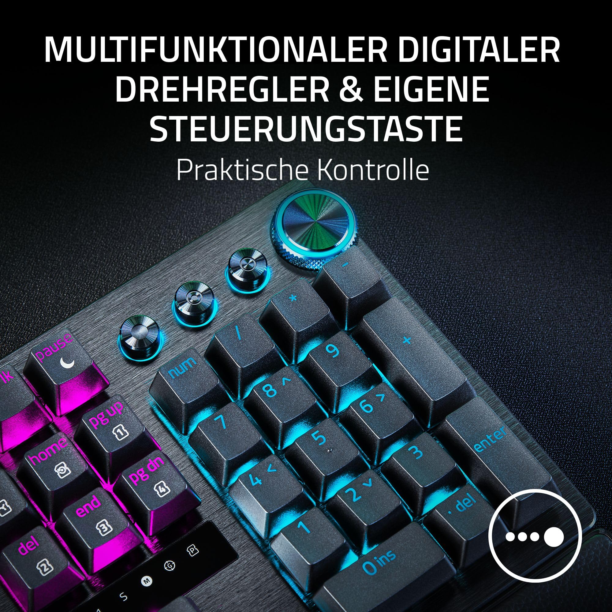 Razer Huntsman V3 Pro - German Layout + Goliathus Extended Chroma