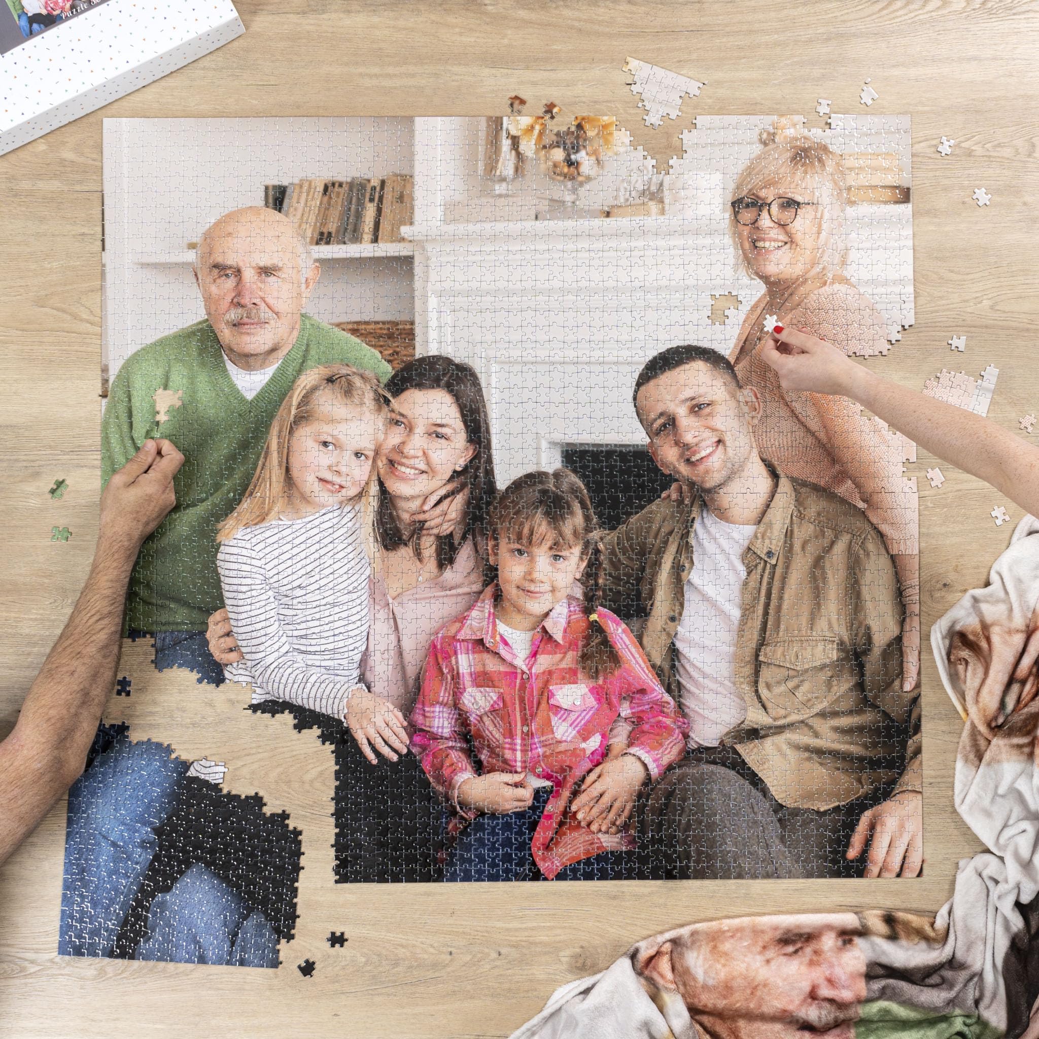 Wanapix | Puzzle Personalisiert mit Foto und Text | 3000 Teiles | Originelles Geschenk | Puzzle Erwachsene | 102,5 x 96,5 cm | Puzzle Gigante