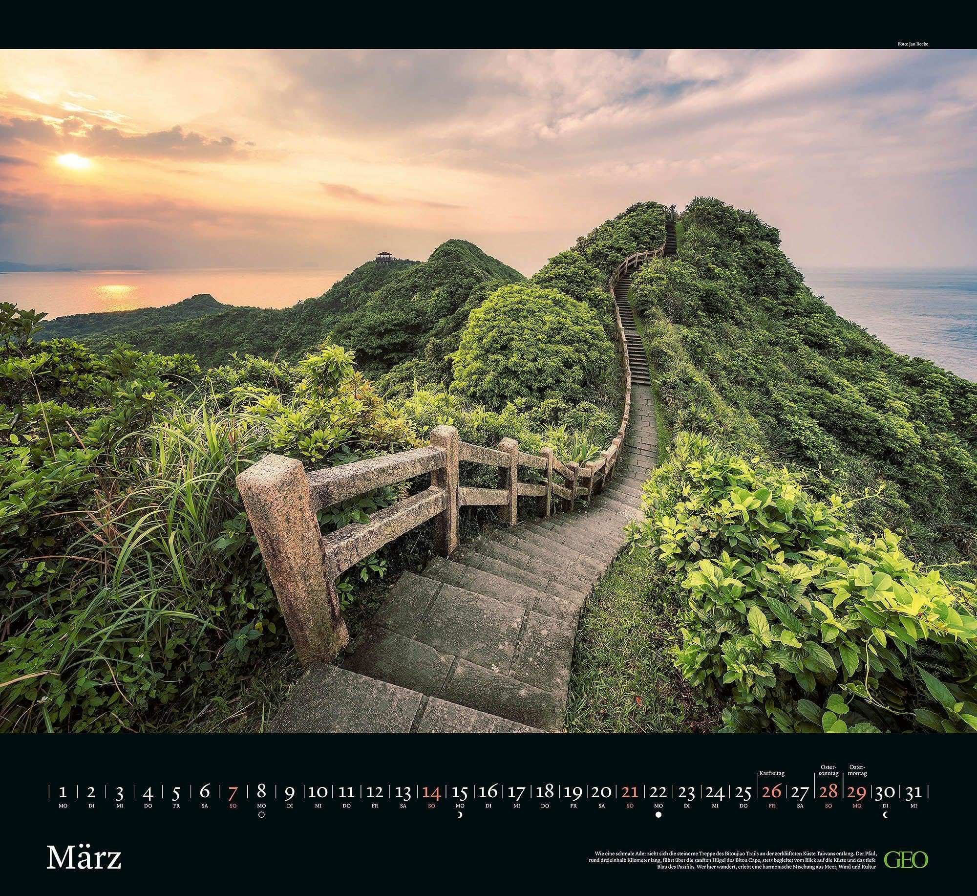 GEO Klassiker: Traumpfade 2027: Wandkalender 66x55 cm mit 12 Naturfotografien, deutschem Kalendarium und Spiralbindung | Wandkalender 66x55 cm mit 12 Naturfotografien, deutschem Kalendarium und Spiralbindung