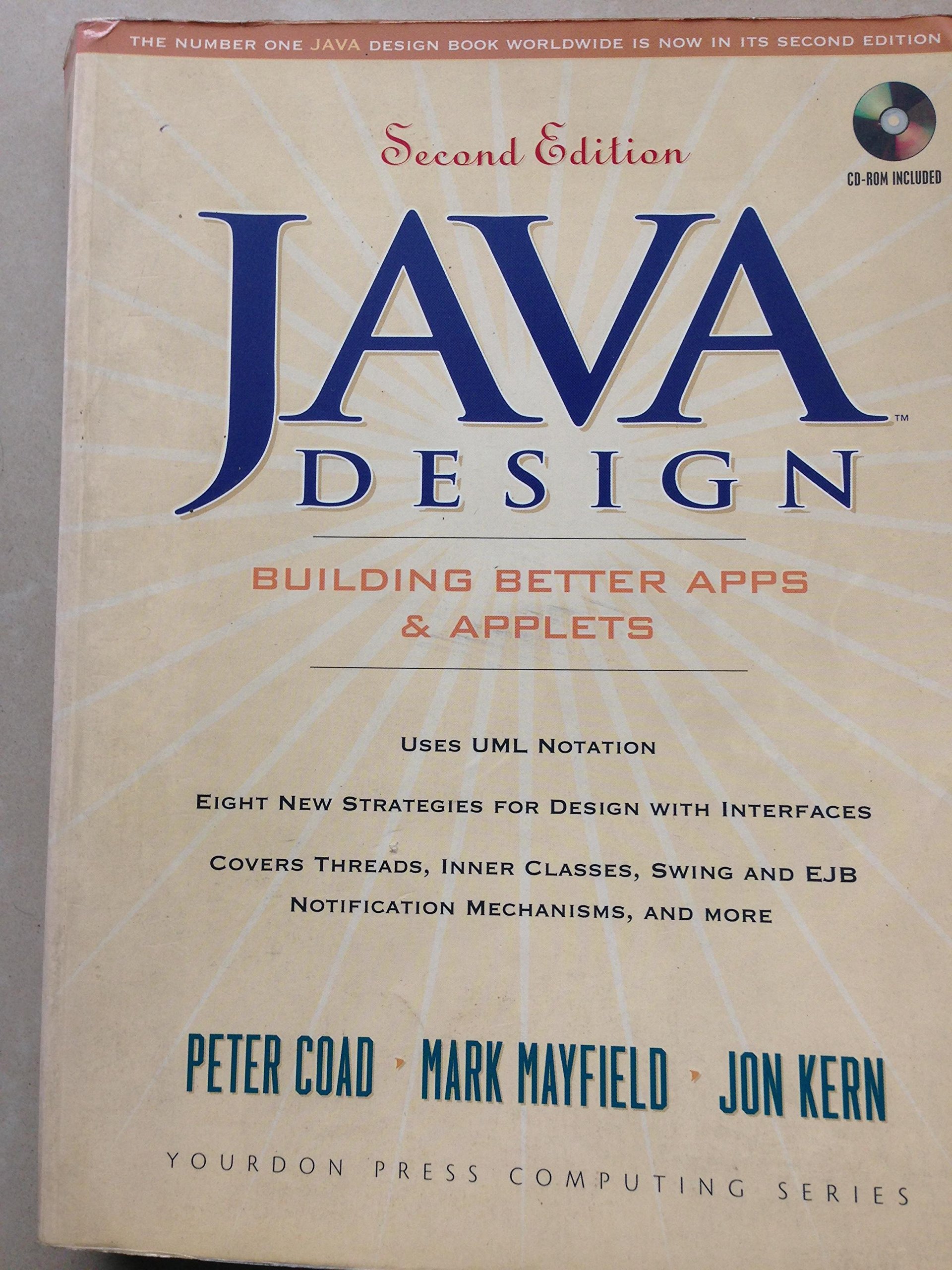 Buy Java Design: Building Better Apps and Applets (Yourdon Press Computing Series) — BookShops.in
