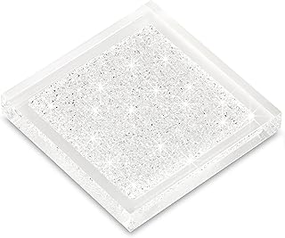 My IMPLEXIONS Luxurious Coaster Refined with Swarovski Crystals Elegant Table Decoration (1 Piece – Transparent)