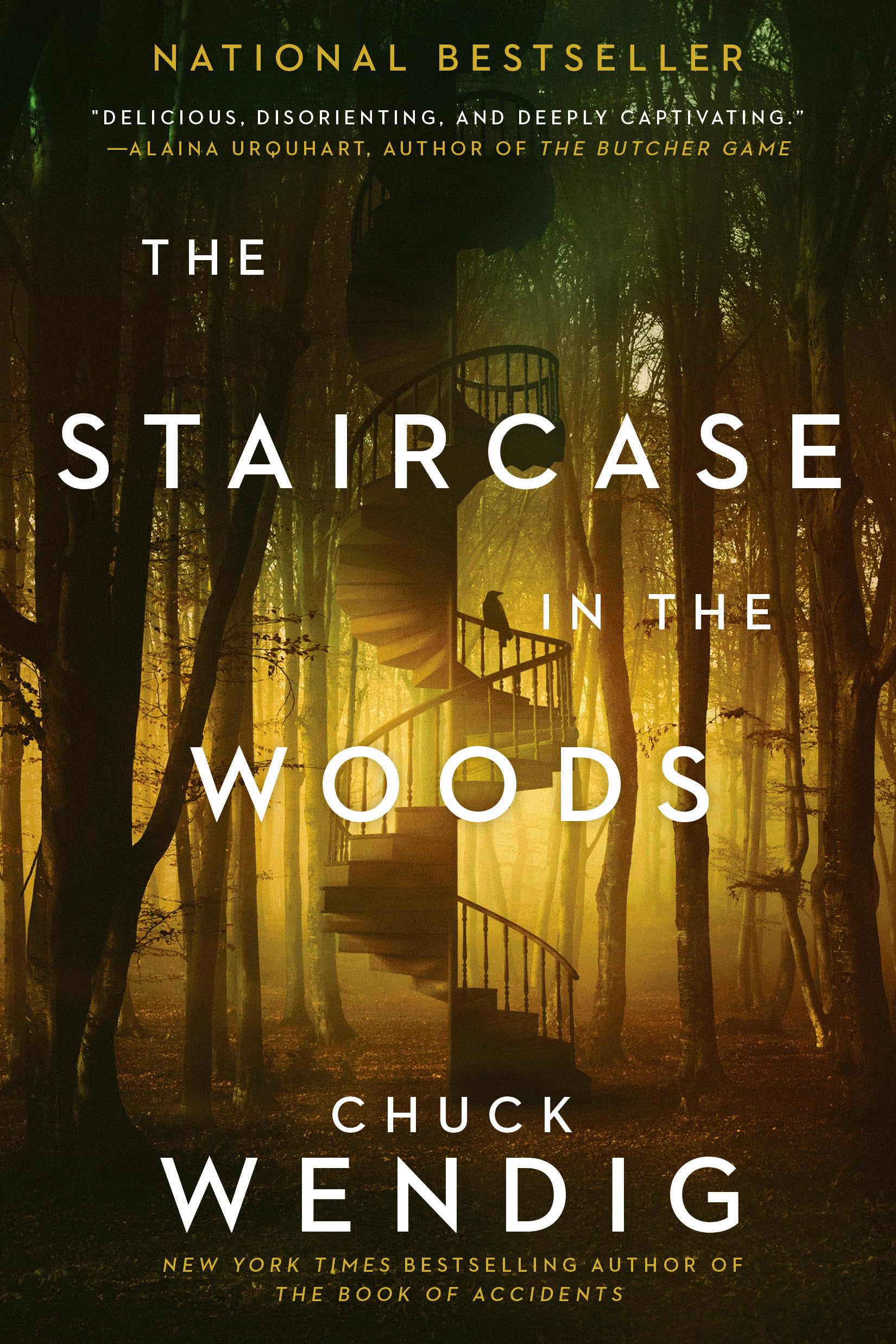 STAIRCASE IN WOODS