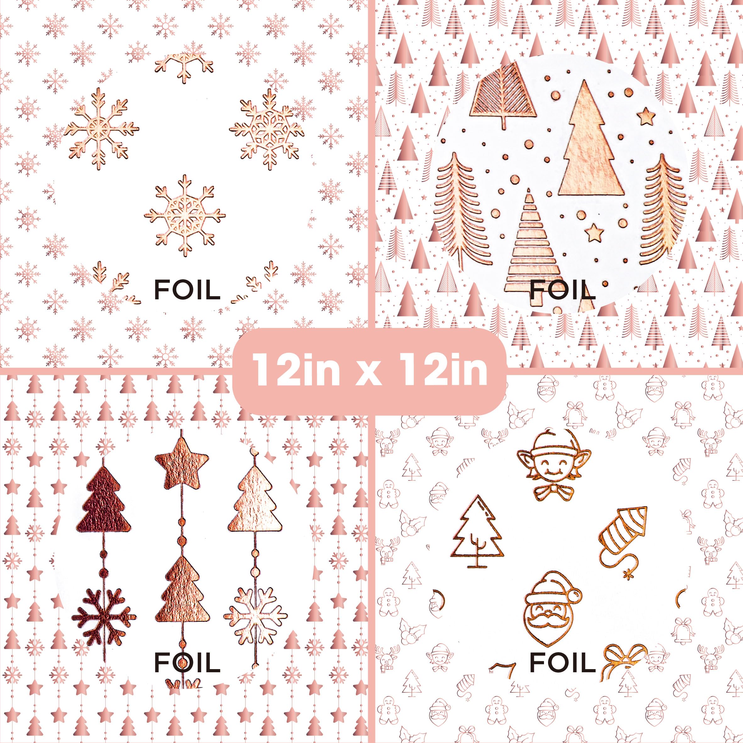 SunWMart Scrapbooking Cardstock Decorative Paper, 24 Sheets 6 X 6 Inch Single Side Decopage Scrapbook Paper Card Making Journaling Planner Origami Craft