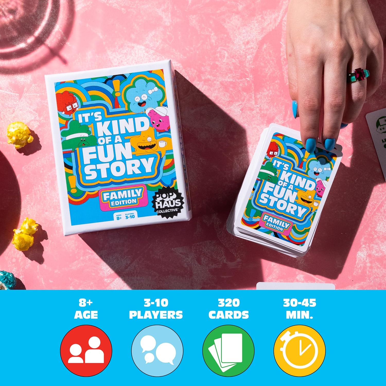 It’s Kind of a Fun Story: Family Edition – Family & Kids Game, Conversation and Storytelling Card Game with 320 Cards for Family Game Nights, Sleepovers, Birthday Parties, Holidays, and Road Trips