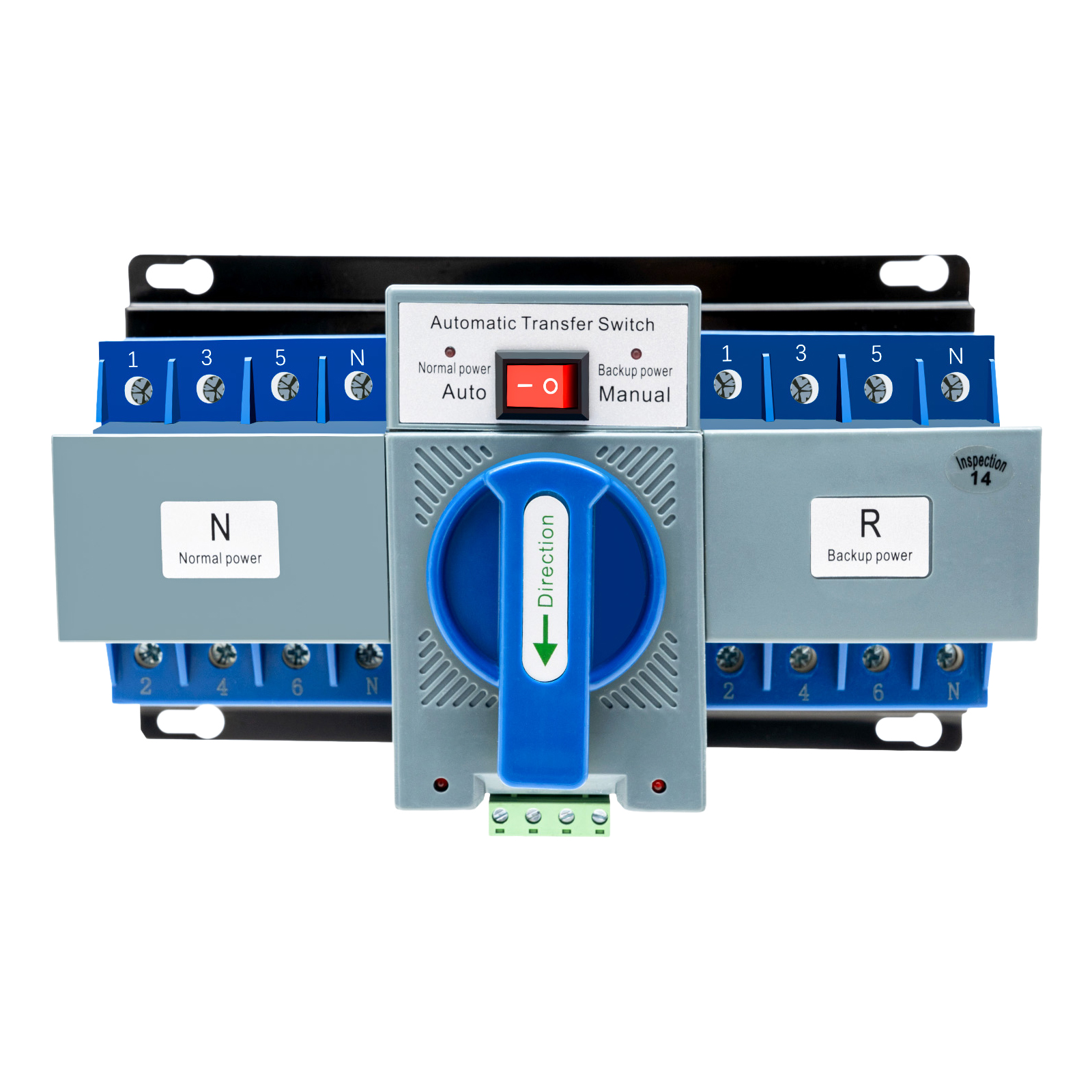 Notstrom Umschalter 4P 63A Automatischer Übertragungsschalter - Doppeltransferschalter Für Haus & Gewerbe