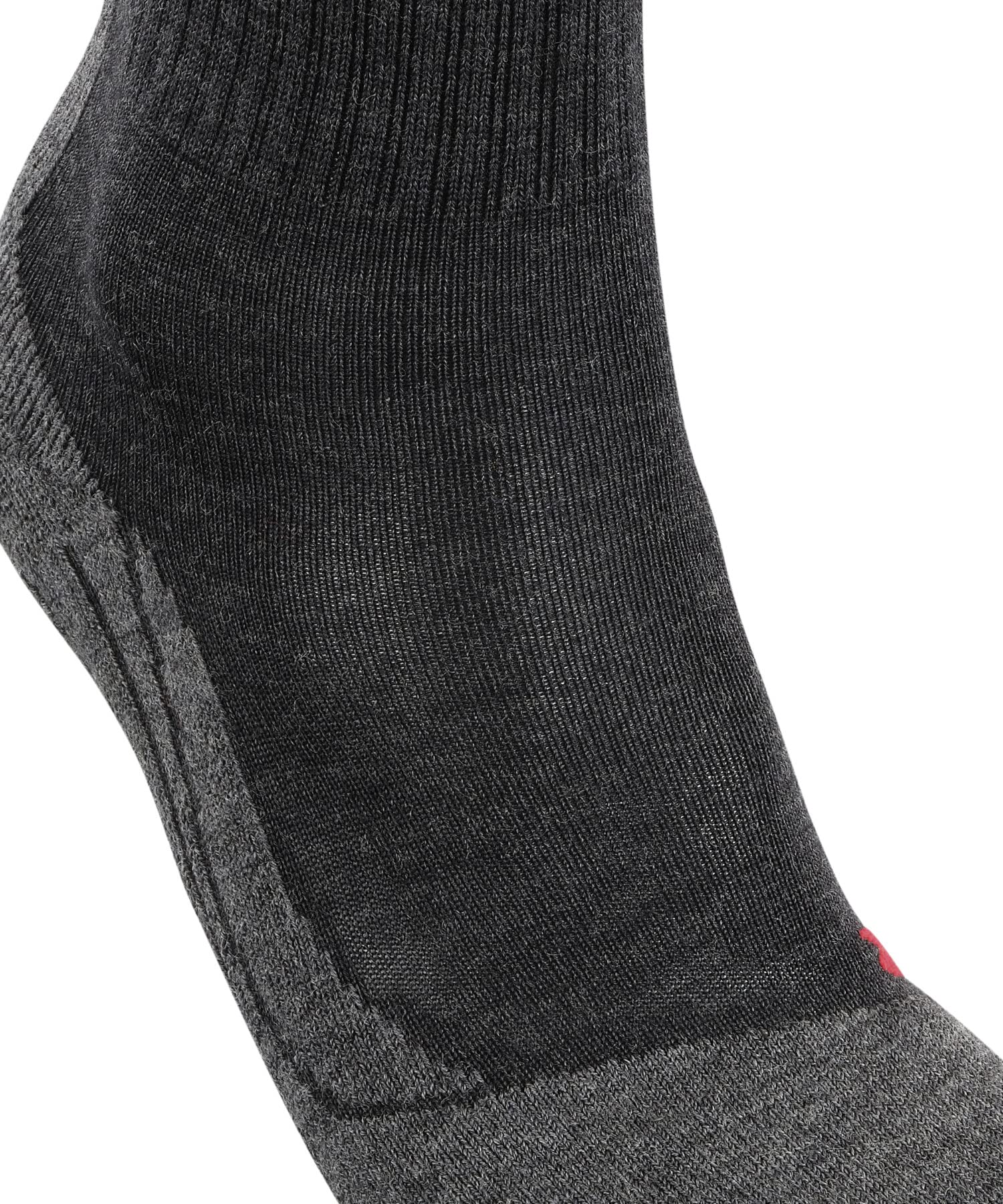 FALKE femme TK2 Wool Silk chaussettes de randonnée rembourrage moyen anti-ampoule chaudes douces mi-hautes respirantes régulation climatique anti-odeur laine fil fonctionnel 1 paire