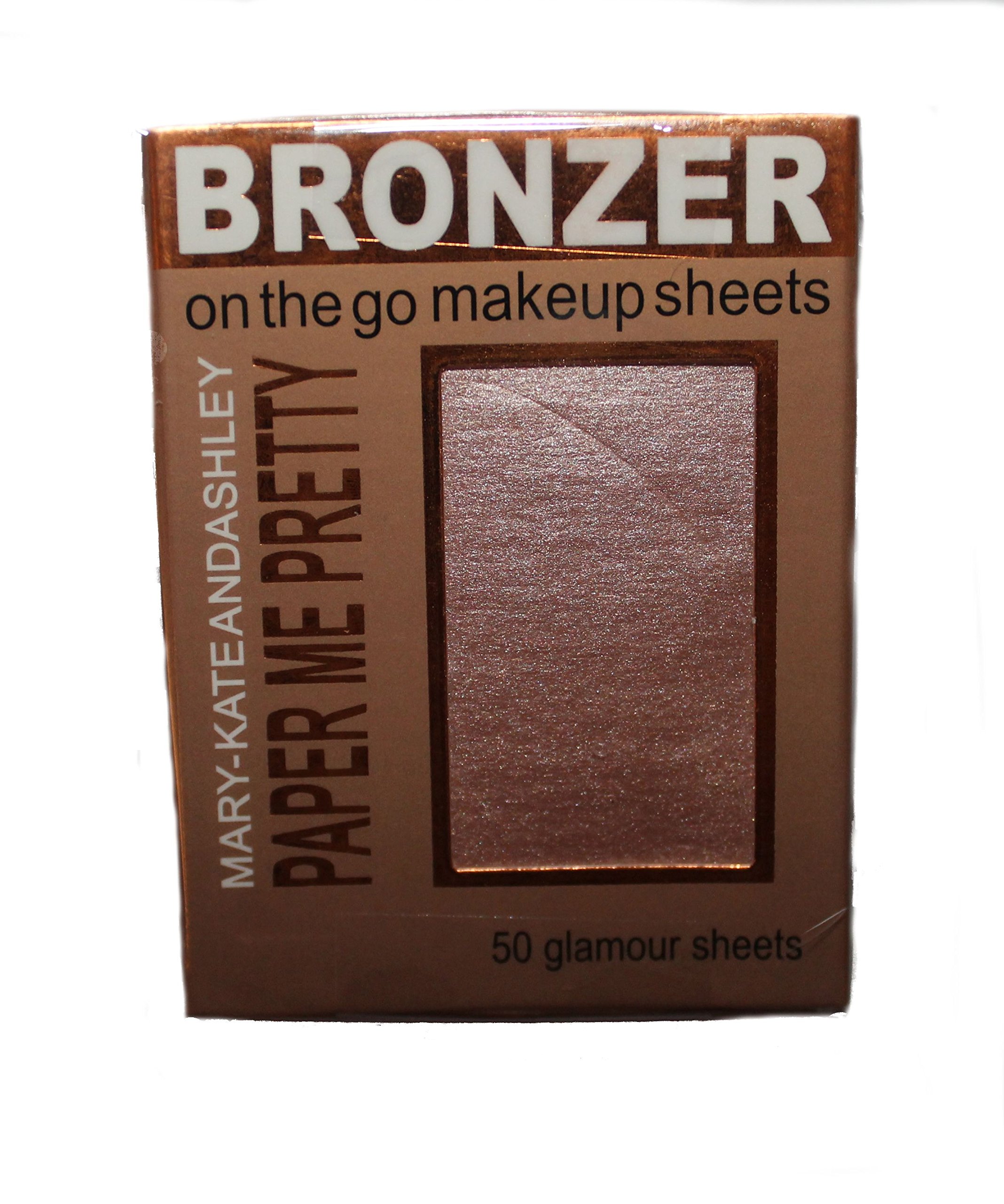 Mary-Kate and Ashley Paper Me Pretty BRONZER on the go makeup sheets