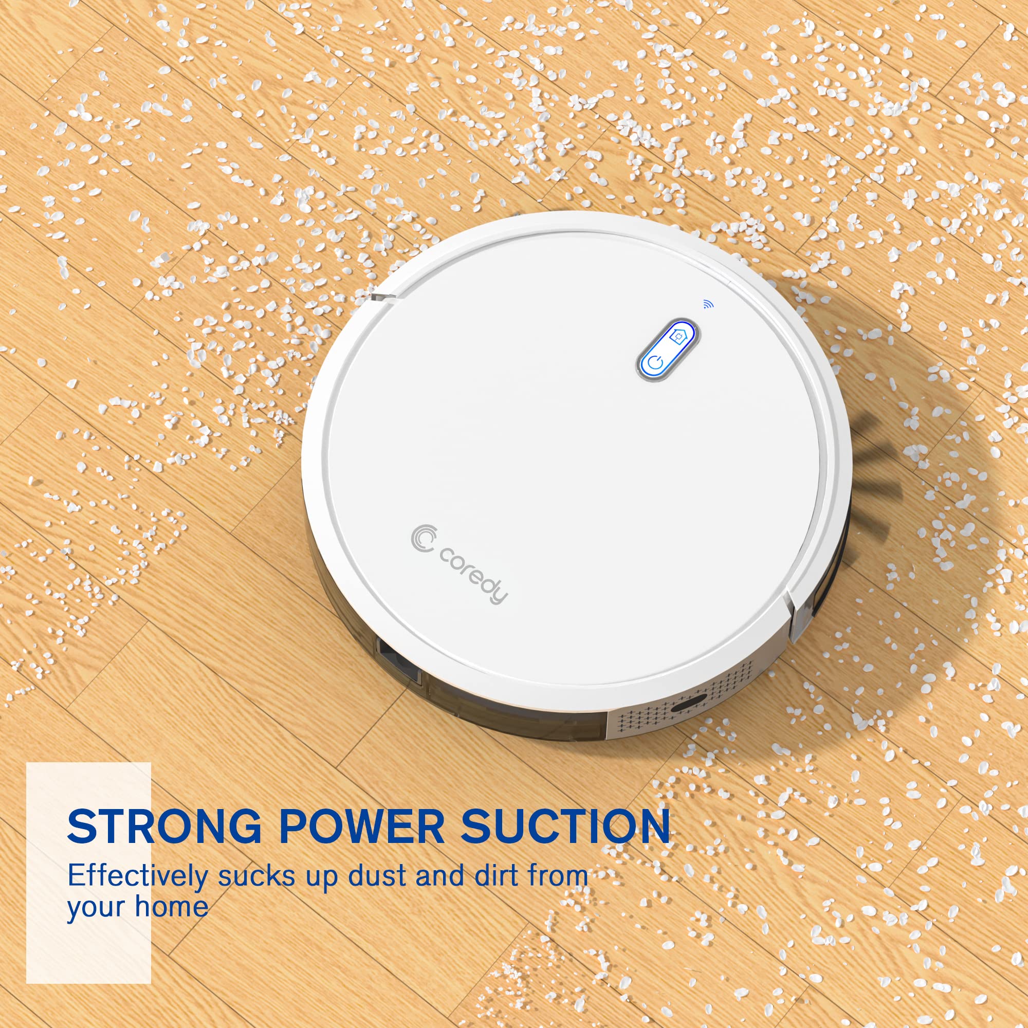 Coredy R580-W Robot Vacuum Cleaner, 3 