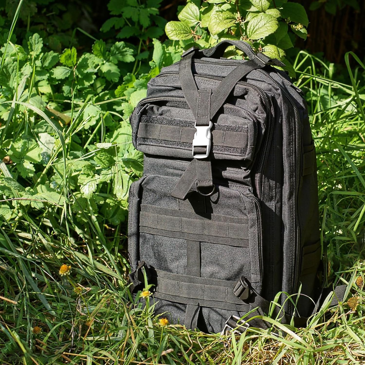 Marsrut 20 Pack of 1 Inch Quick Side Release Adjustable Plastic Buckles for Backpacks, Luggage Straps, Pet Collar Repairing - White Paracord Parachute Buckle Clips - Image 7