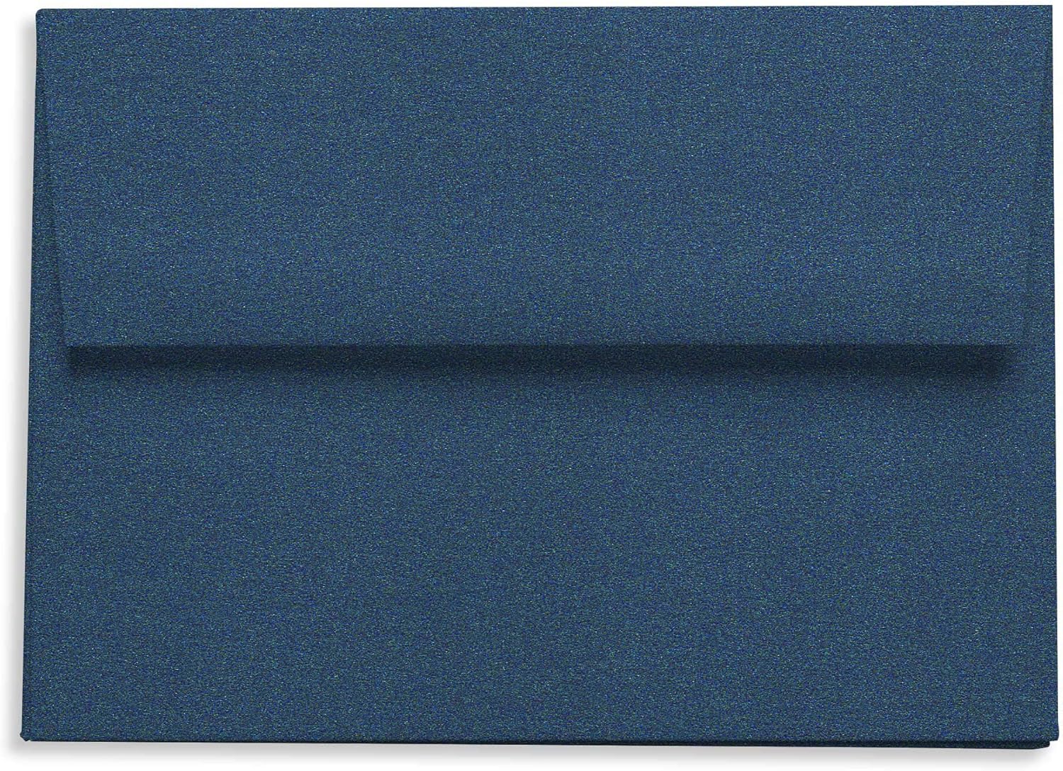 Vista Blue Envelopes - A7 Stardream Metallic 5 1/4 x 7 1/4 Straight Flap 81T, 25 Pack