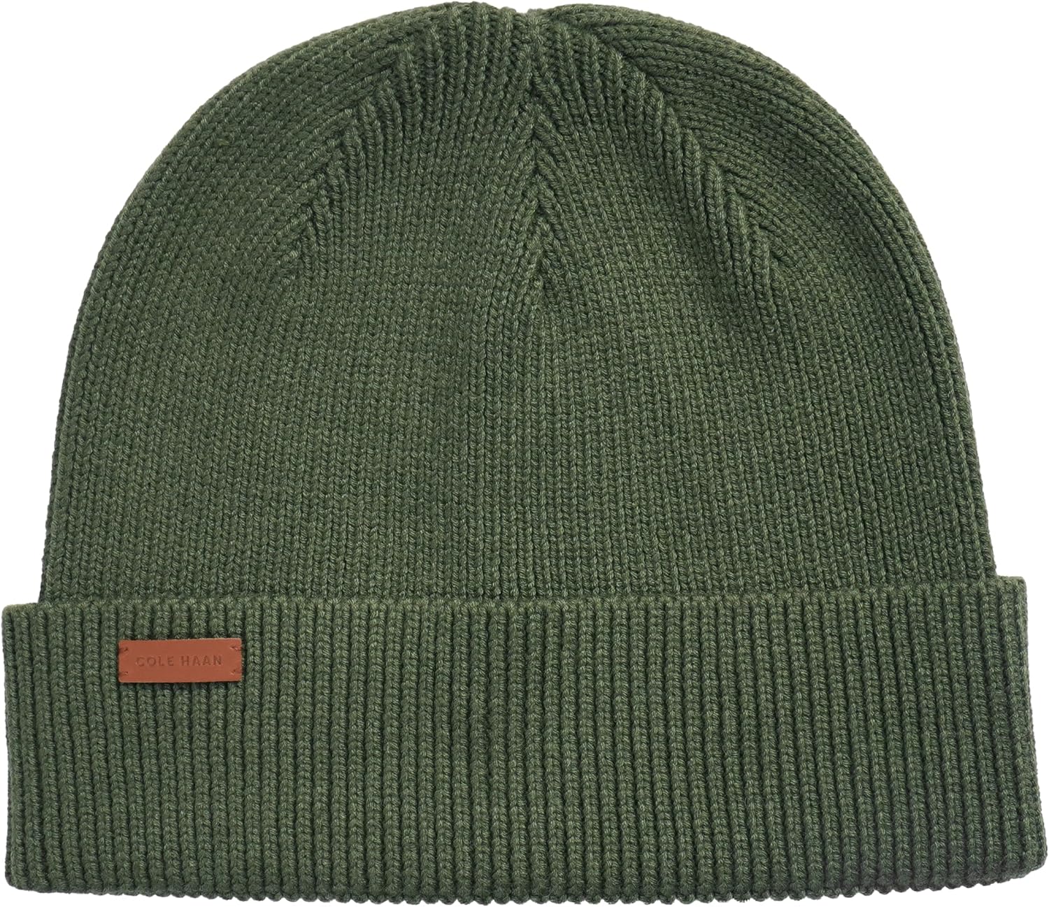 Cole Haan Men's Heritage Rib Cuff Wool Beanie Hat, One Size - Image 3