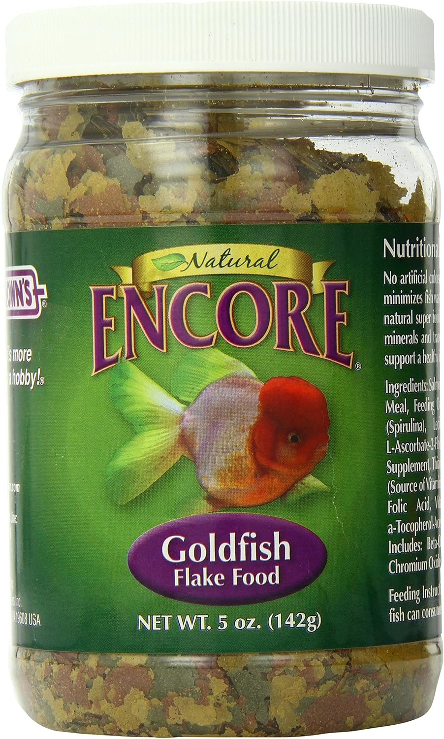 Encore Natural Goldfish Flake Food, 5Ounce Pet Supplies