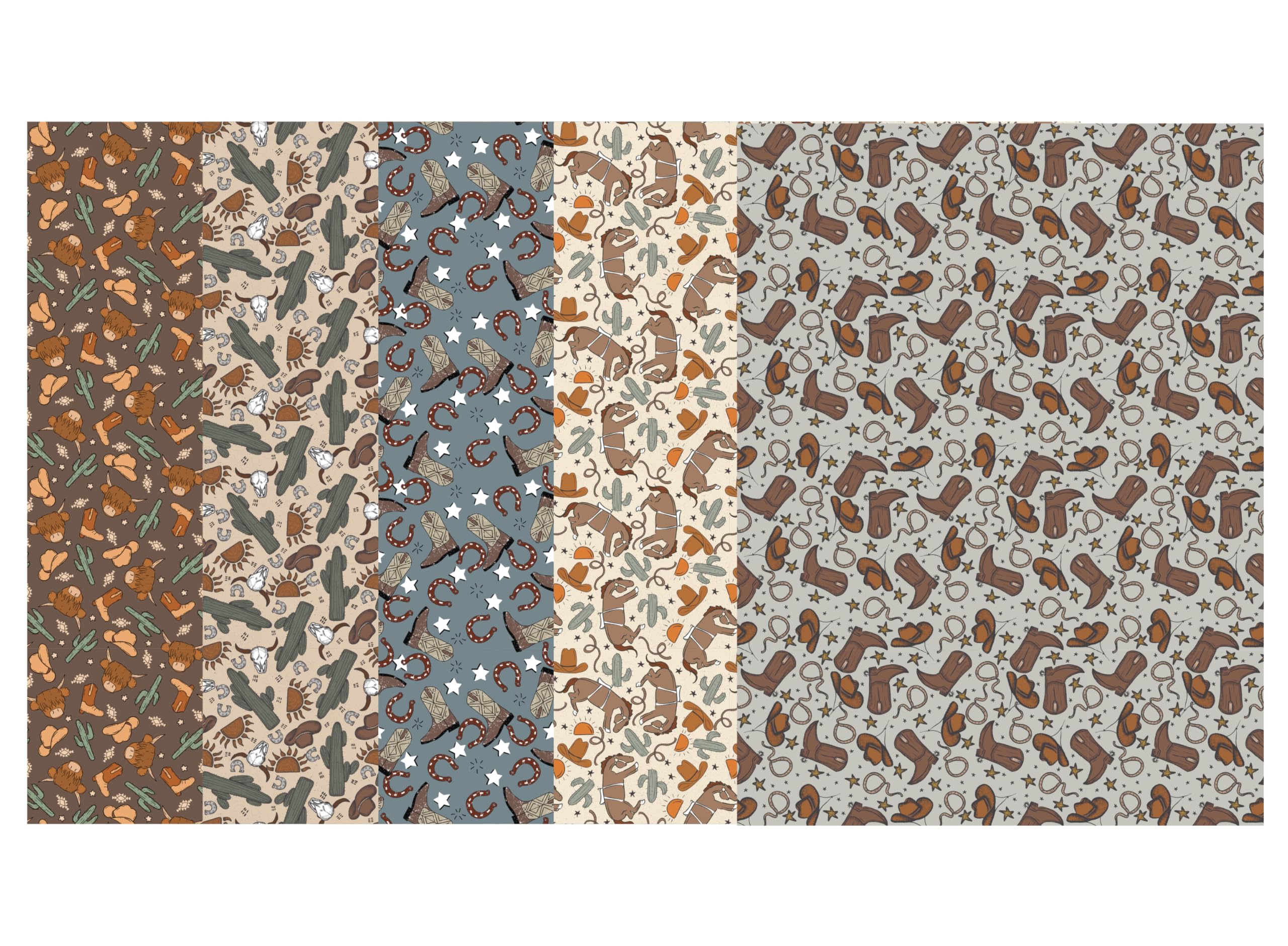 Glucomart Medical Tape for Nasogastric or Oxygen Tube (5 Count) – Maximum Strength Tube Tape, Waterproof & Hypoallergenic (Cowboy Variety Pack) (Tube Tape)