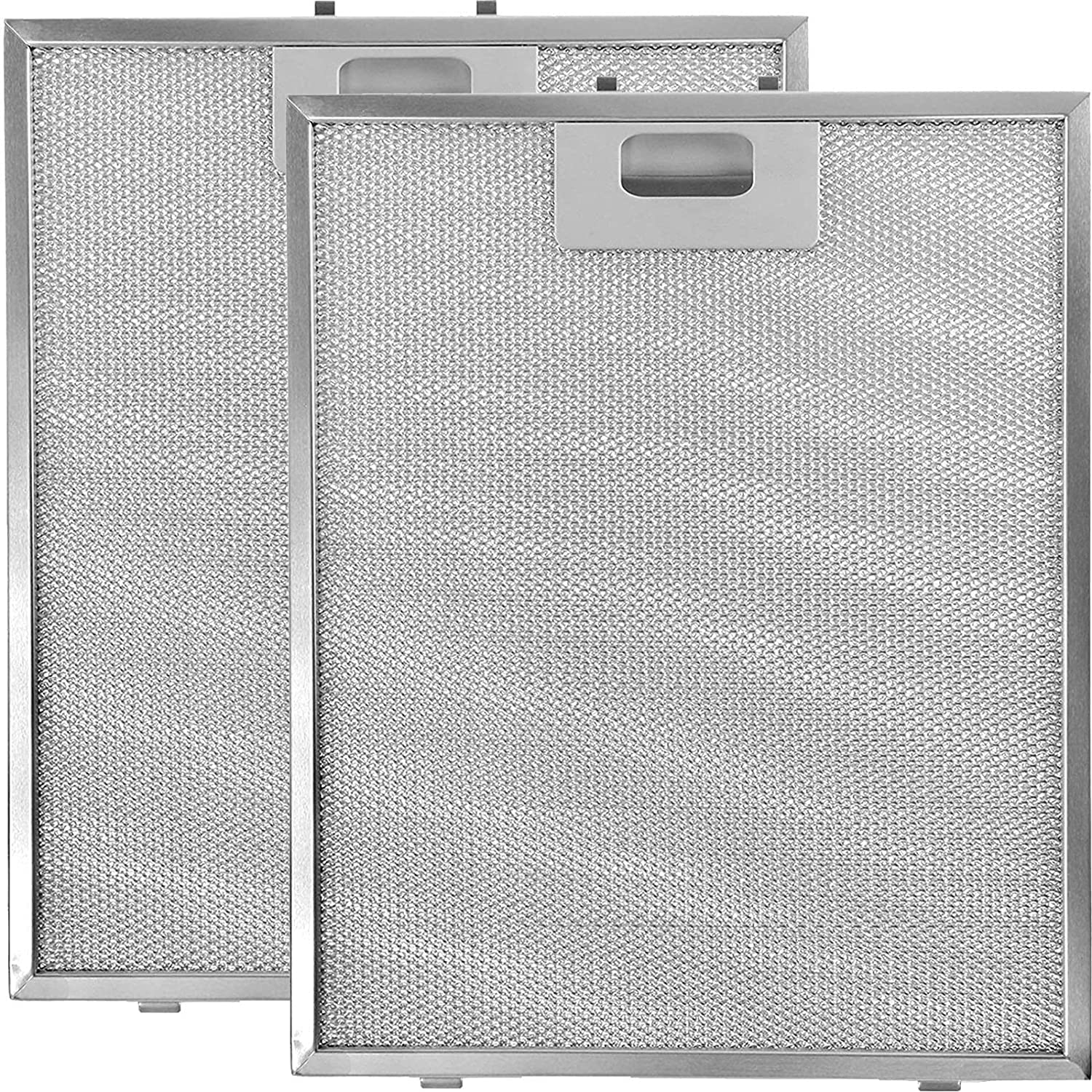 SPARES2GO Aluminiowy filtr siatkowy kompatybilny z okapem kuchennym Indesit (2 sztuki)