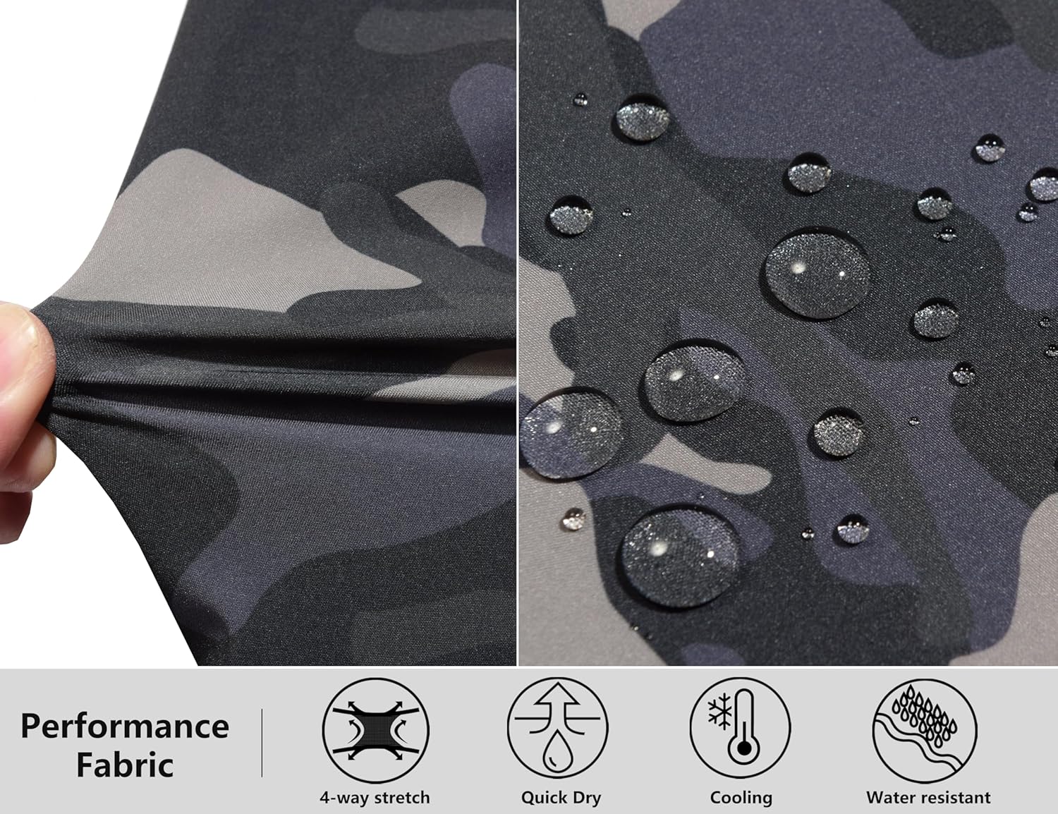 Little Donkey Andy Men's Stretch Convertible Pants, Zip-Off Quick-Dry Hiking Pants, UV Protection, Lightweight - Image 6